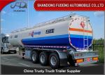 Carbon Steel Customized Fuel Tanker Semi Trailer / Tractor Trailer Tanker