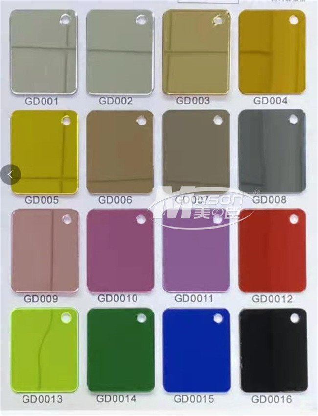 3mm 1220x1830mm Mirror Acrylic Sheet For Advertising