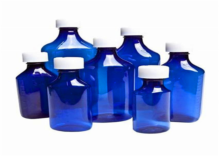 Dispensary Green Color Liquid Medicine Bottles , Liquid Prescription Bottles Screw Top Closure