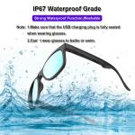 2018 New Fashion bluetooth sunglasses wireless headphones bone conduction