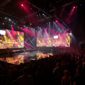 China Customized Full Color Outdoor Display P5 LED Stage Screen Rental Big wholesale