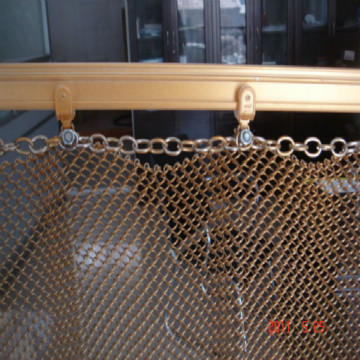Room Dividers Metal Coil Drapery 1.2 Mm Wire 5*5 Mm Hole