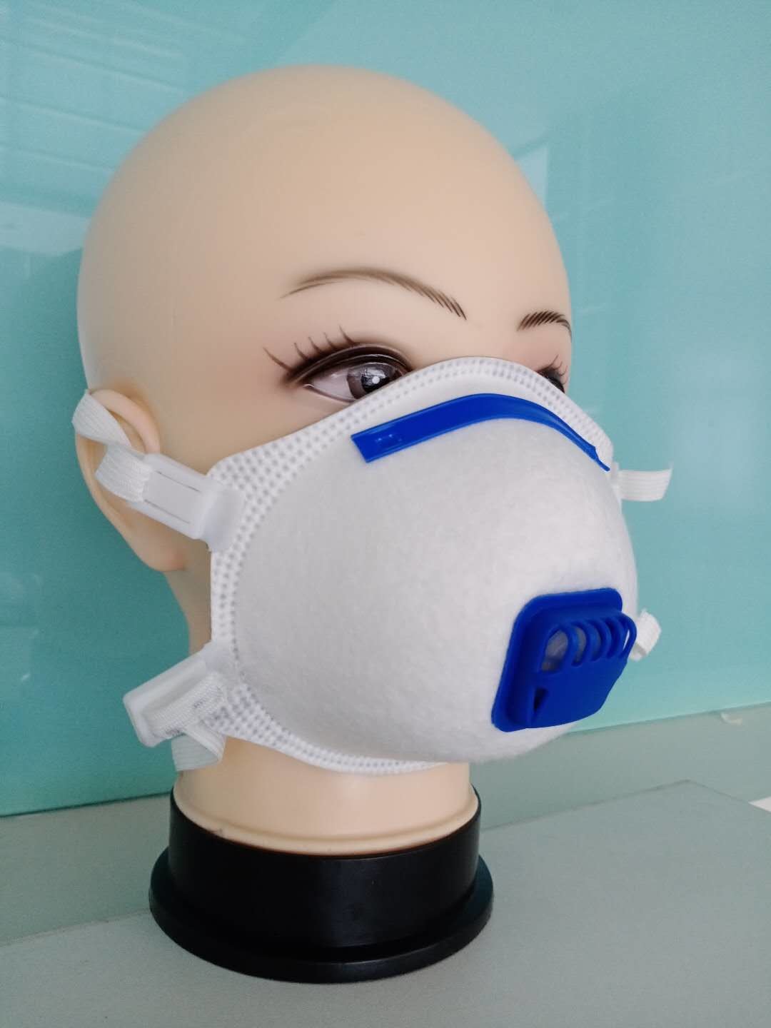 Disposable dust mask Cup Valved Type Dust FFP3 Mask With Valve