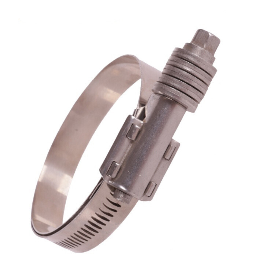 Universal Safety High Torque Constant Tension Metal Hose Clamp Heavy Duty American Type