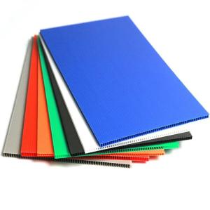 China Polypropylene Hollow Sheet Recycled Rigid Fluted Twinwall Board wholesale