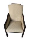 solid wood frame fabric upholstery arm chair/wooden dining chair/desk chair