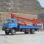 95kw 400m Deep Water Well Drilling Rig , Water Borehole Drilling Equipment Truck