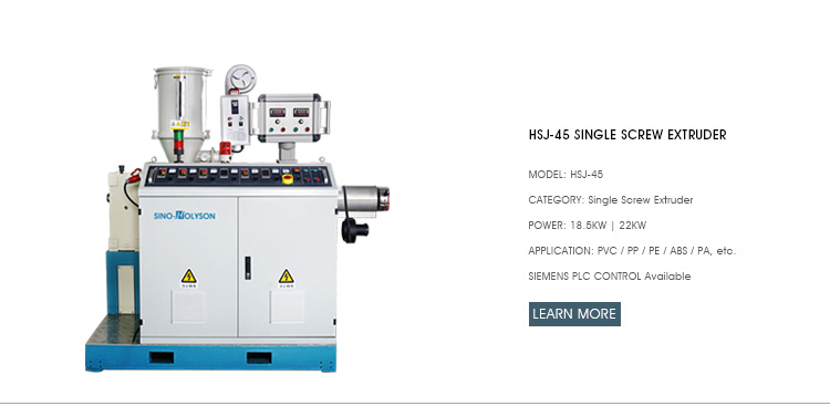 Single Screw Shisha / Hookah Flexible Hose Making Machine