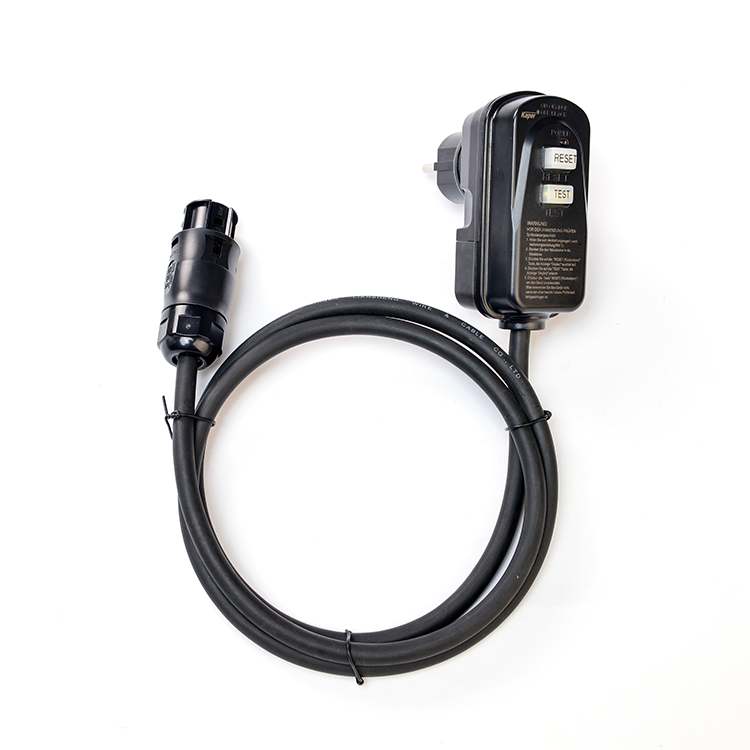 H07RN-F Rubber Sheath with Betteri BC01 Connector and 16A Schuko Plug Leakage Protection Box Schuko Waterproof Socket Outlet