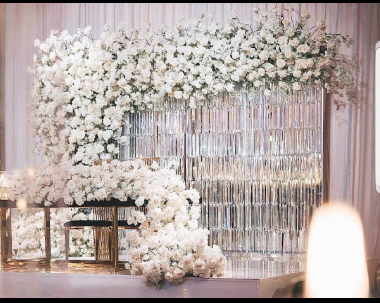 Wholesale Large fluffy Pampas grass bouquet Artificial flowers for wedding decoration