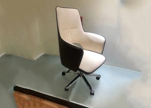 China High Back Mirable Classic 68cm White Fabric Desk Chair wholesale