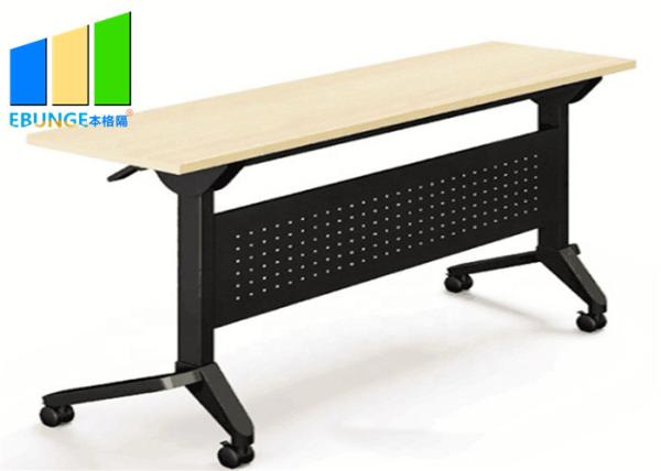 Modern Office Desk Simple Wooden Folding Conference Tables Staff Negotiation