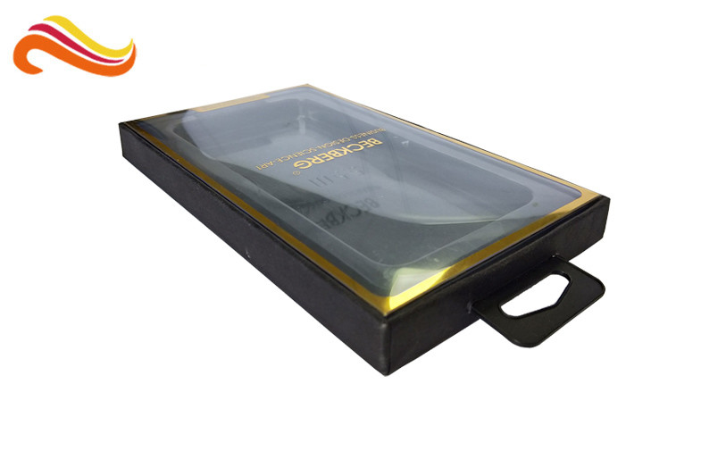 PVC/PP/PET Plastic Box Electronic Product Packaging Cellphone Case With Rigid Board