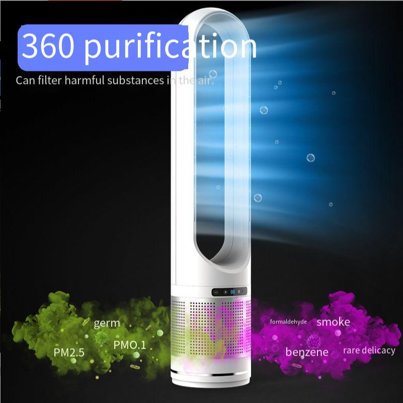 Effective Household Portable Air Cooler Fan Bladeless Cooling Electric Fan for Summer