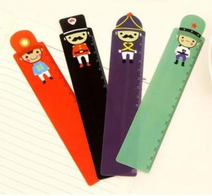 China best promotion gifts DIY creative stationery Funny UK soldier shaped Personalized ruler school kids plastic ruler wholesale
