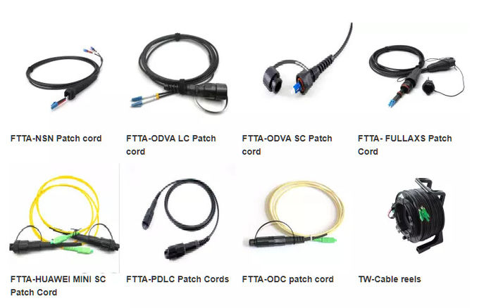 2 Core Fullaxs LC IP68 CPRI Optical Cable Assembly