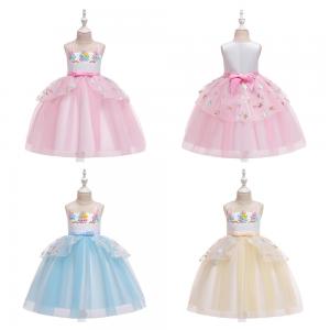 China Champagne Baby Elegant Embroidery Baby Princess Dresses Wedding Party wholesale