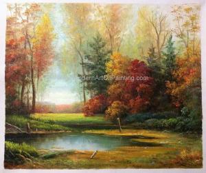 China 50 X 60 Cm Landscape Oil Painting On Canvas Wall Art Decoration wholesale
