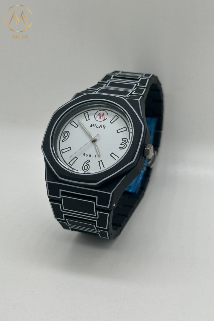 Newest Fashion Custom Logo Quartz Movement Rubber Strap Colourful Cartoon Wrist Watch