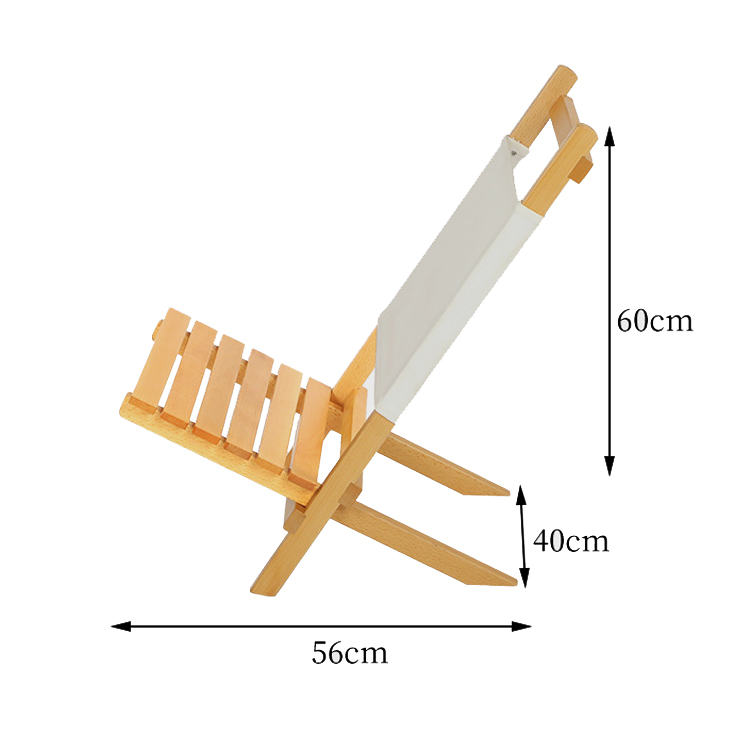 Mail Packing Y Outdoor Camping Garden Stackable Folding Beech Wooden Picnic Beach Chair