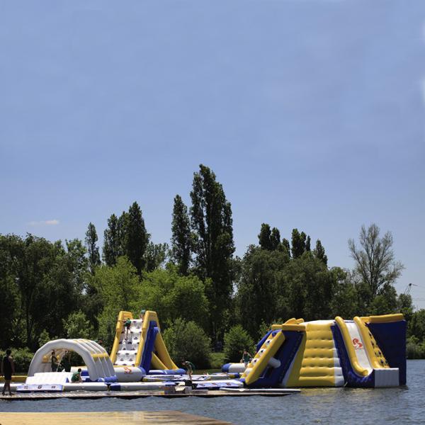 France Outdoor Inflatable Water Park Games For Adults / Inflatable Water Park