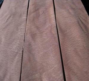 China Sliced Natural Sapele Pommele Wood Veneer Sheet wholesale