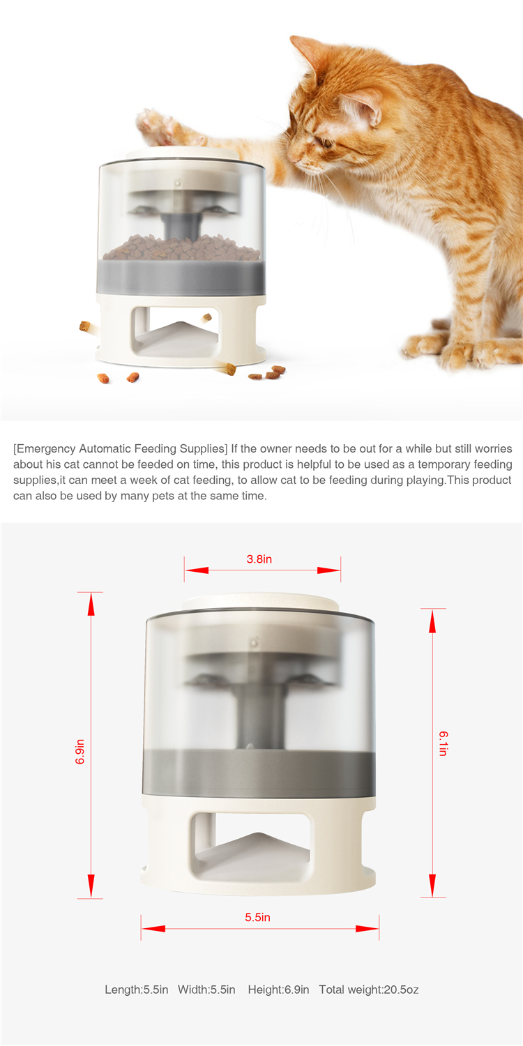 Wholesale Automatic Dog Feeder Toy Pet Feeder Toys Press Pops Out Food Dog Leaky Toy