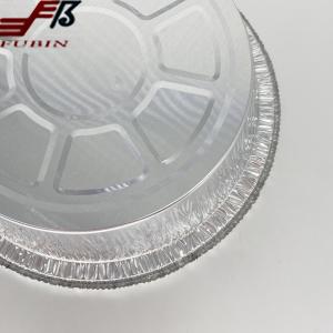 China Plastic Lids Round Foil Trays 650ml Aluminum Foil Pan wholesale
