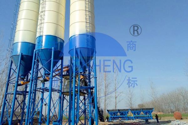 Computer Control Twin Shaft Mixer HZS60 Concrete Batching Plant, Durable