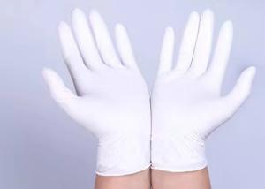 China Medical Latex Disposable Medical Gloves For Hospital Solid And Durable wholesale