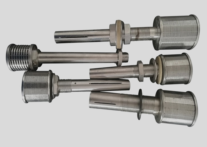 Stainless Steel Screen Water Filter Nozzles Wire Wound 0.15-10mm Flow Rating