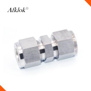 China 3mm 6mm 8mm 10mm Stainless Steel 316 Compression Union Fitting wholesale