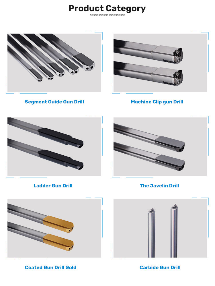 High Quality Multi Specification Custom Deep Hole Drill Gun Drill