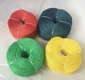 China Twisted Commercial Fishing Rope PP Split Film Twine Length 200-500m wholesale