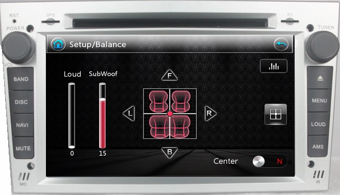 Ouchuangbo Auto DVD Radio GPS Navigation for Opel Vectra 2005-2008 USB RDS Multimedia System OCB-6959A