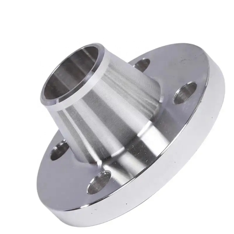 ANSI DIN A105 Carbon Steel Plate Flat Face Pipe Slip On Flange WN Flange Forged Silver