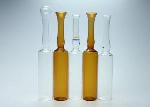 China Empty Glass Injectable Ampoules Transparent / Amber Color 10ml Capacity wholesale