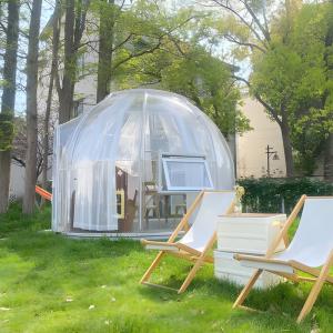 China PC Polycarbonate Aluminium Bubble Tents For Leisure Tea Bar Green Houses wholesale