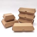 Customization Clamshell Disposable Hamburger Box Degradable Food Packaging