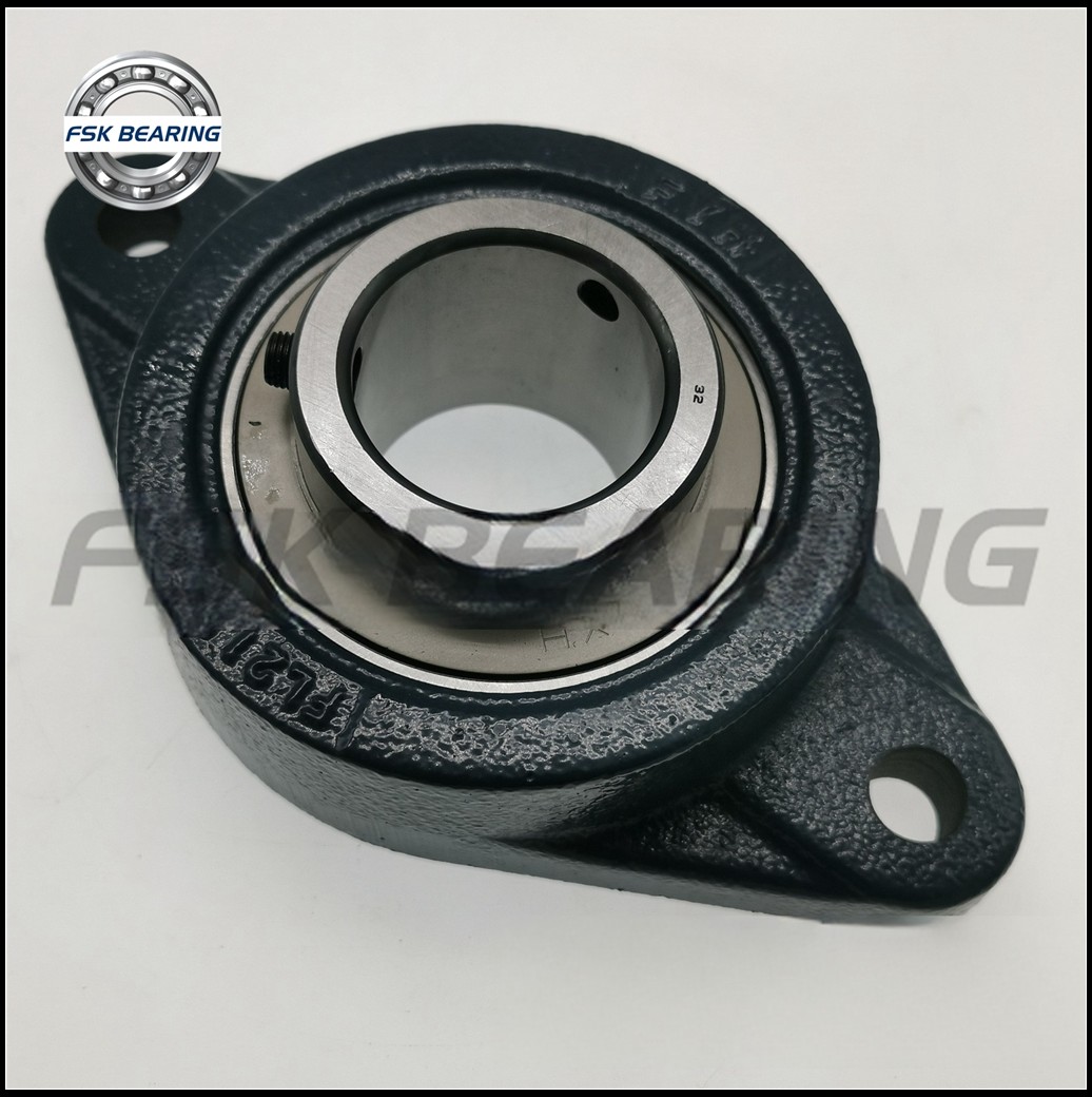 Cast Iron UCFL211-32JE UCFL211-200D Plummer Block And Flanged Housing Units ID 50.8mm OD 224mm