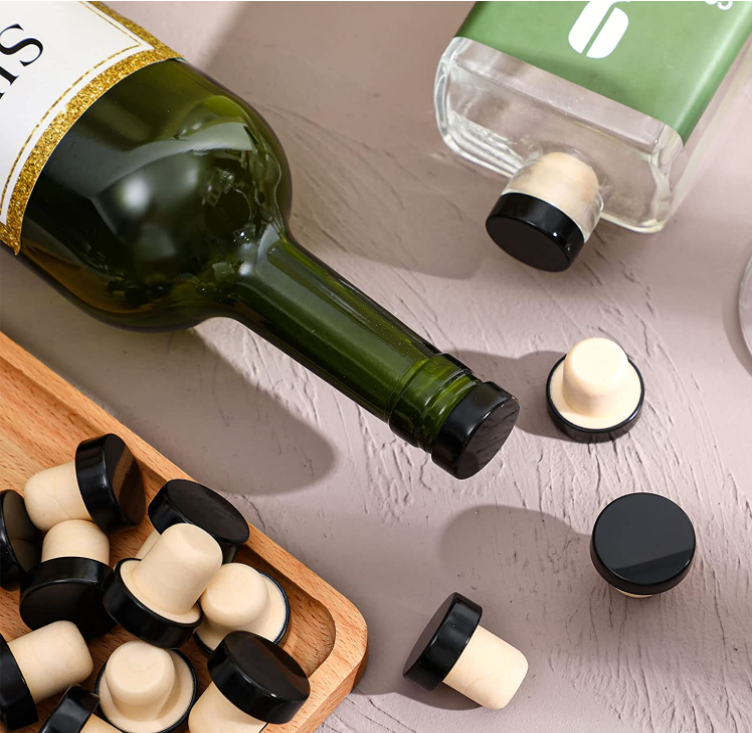 Laser Engraving Logo Spirit Bottle 50cl Cork Bottle Stopper for Eco Friendly Wine Cork