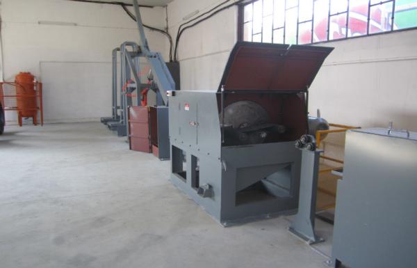 Vertical Belt Grinder Welding Rod Polishing Machine , Electric Surface Grinding