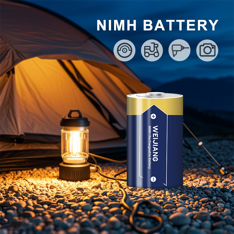 8000mah D Size NiMH Batteries ODM Ipower Nickel Metal Hydride Rechargeable Batteries