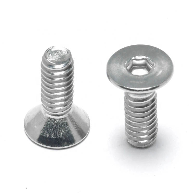 DIN7991A2-70 Stainless Steel M5 Hexagon Socket Countersunk Head Screws Flat Head Bolt Hex Socket Csk Head Machine Screw