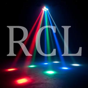 China 8*3W RGBW 4in1 Mini LED Moving Head Spider Light for KTV DISCO Light Ri-Color Lighting wholesale