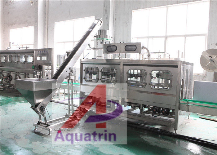 Automatic 5 Gallon 18.9L Bottle Barrel Water Washing Filling Capping Machine