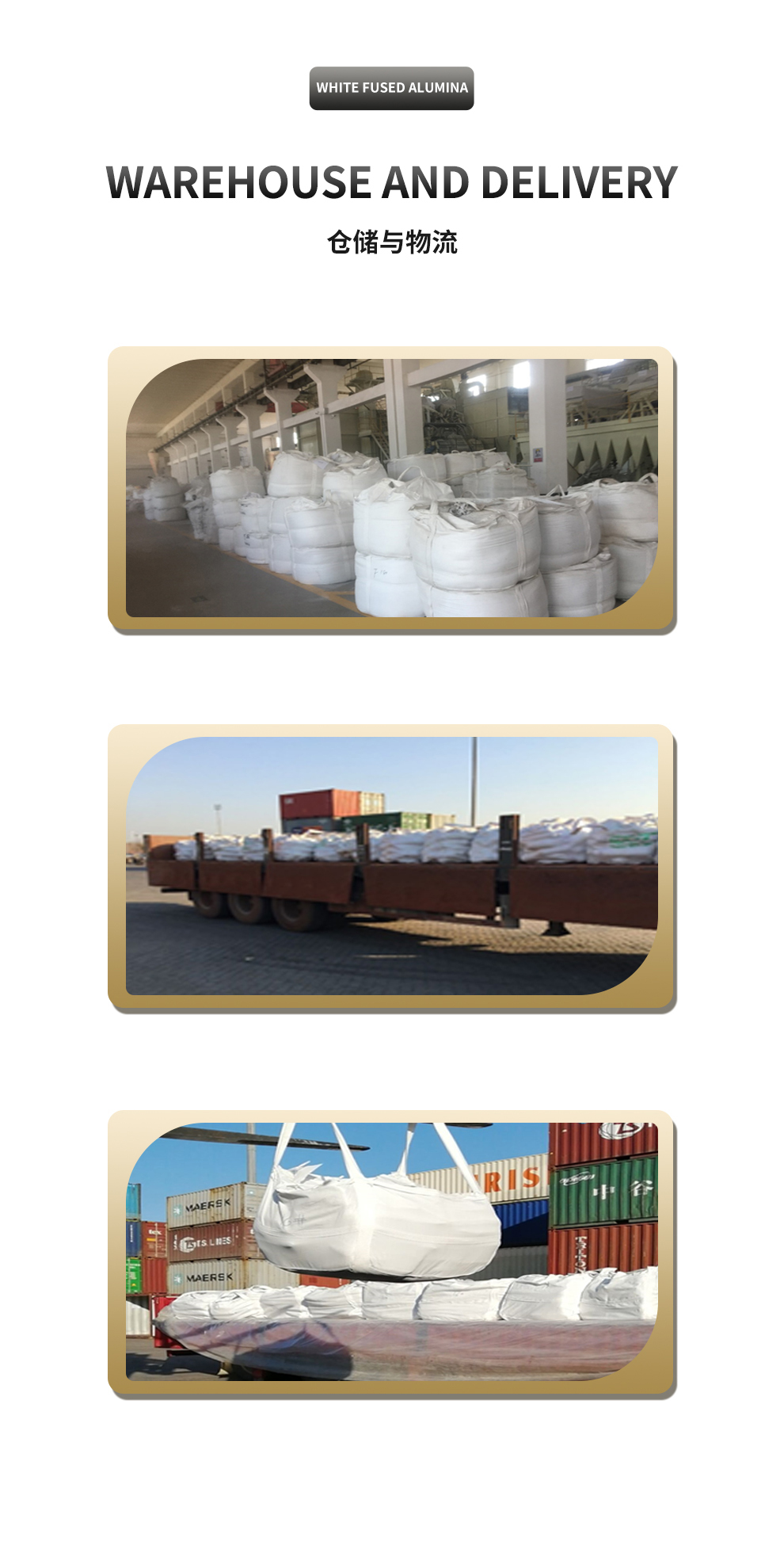 Sandblasting White Fused Aluminum Oxide Powder F80 with High CaO Content and Purity
