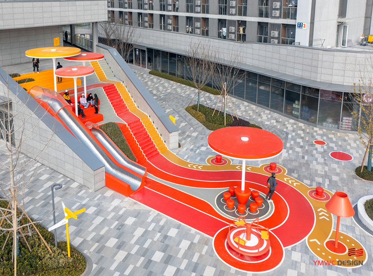 Outdoor Children's Playground Play and Decoration Planning with Custom Print Method
