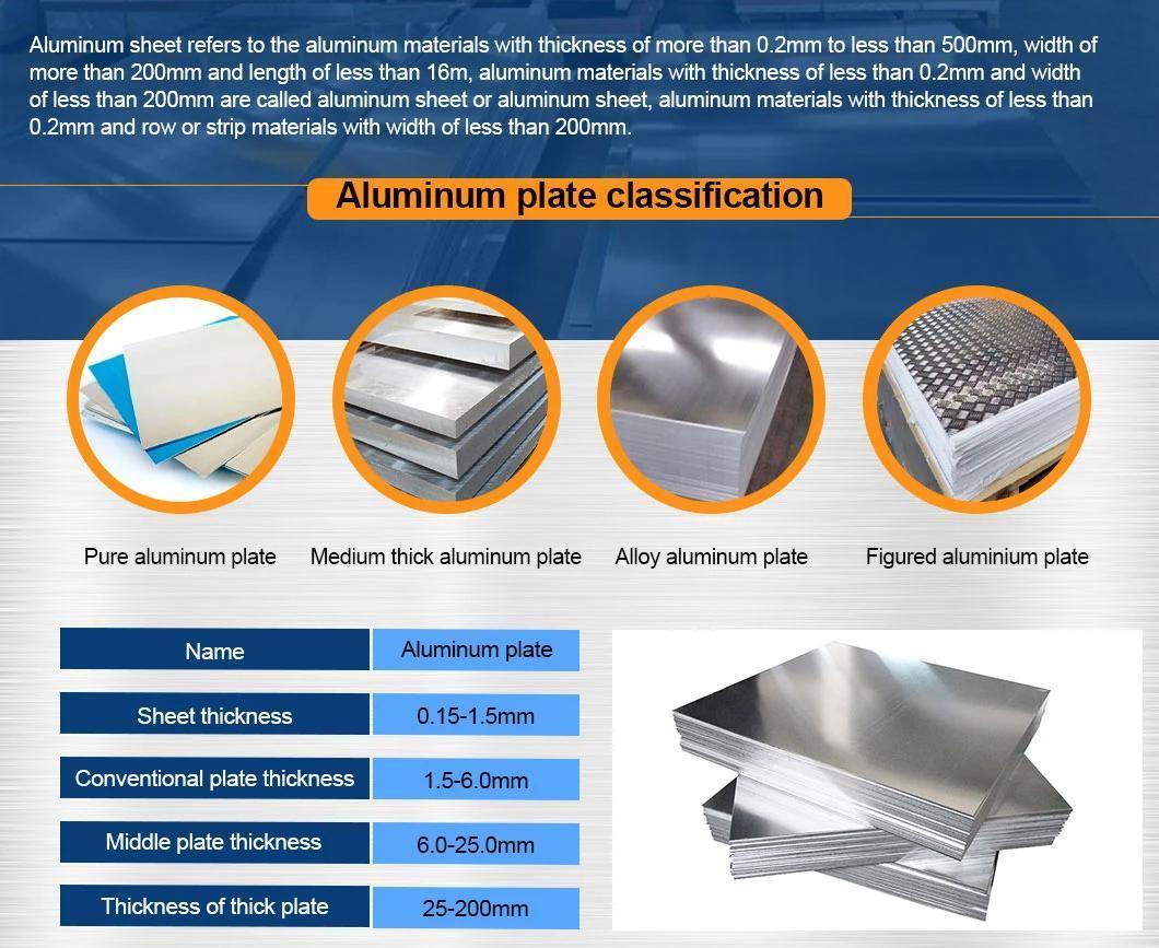 ASTM 5A06 H112 Aluminum Metal Plate 1050 1060 1100 5083 5052 5059 6061 7050 Aluminum Sheets
