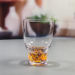 Confetti Decorative DOF Glass Handmade Crystal Tumbler Water Glasses Mexico Rock